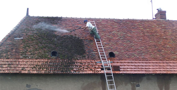 Nettoyage et démoussage de toiture 91 à Épinay